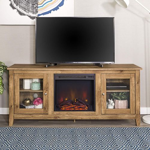  Delacora BD58FP4DWES WE-BD58FP4DW 58 Wide TV Stand Media Cabinet with Fireplace