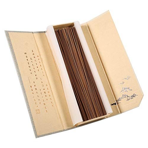  인센스스틱 Delaman Incense Sticks 180pcs/pack Oriental Buddha Buddhist Aroma Nature Line Incense Sticks with Case Sandalwood for Home, Yoga (Color : #2)