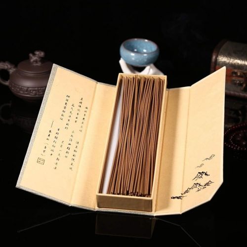  인센스스틱 Delaman Incense Sticks 180pcs/pack Oriental Buddha Buddhist Aroma Nature Line Incense Sticks with Case Sandalwood for Home, Yoga (Color : #2)