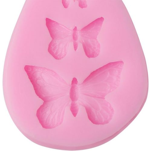  [아마존베스트]Delidge Silicone Fondant Candy Cake Baking Mold For Cake Decorating (butterfly)