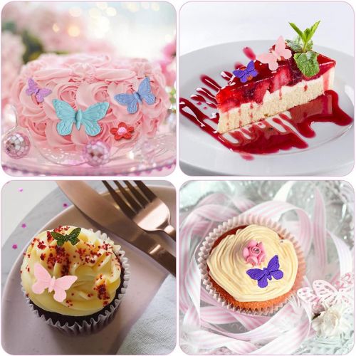  [아마존베스트]Delidge Silicone Fondant Candy Cake Baking Mold For Cake Decorating (butterfly)