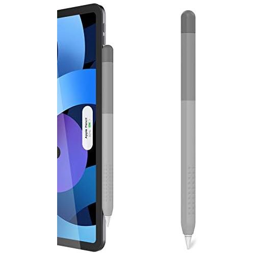 [아마존베스트]Delidigi Gradient Color iPencil Case Sleeve Silicone Cover Accessories Compatible with Apple Pencil 2nd Generation(Gradient Grey)
