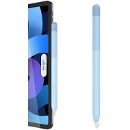 [아마존베스트]Delidigi Gradient Color iPencil Case Sleeve Silicone Cover Accessories Compatible with Apple Pencil 2nd Generation(Gradient Blue)
