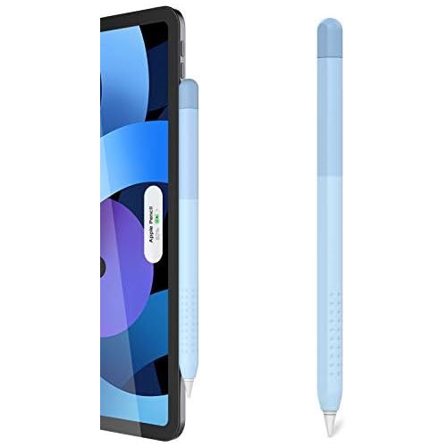  [아마존베스트]Delidigi Gradient Color iPencil Case Sleeve Silicone Cover Accessories Compatible with Apple Pencil 2nd Generation(Gradient Blue)