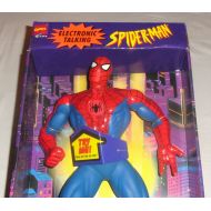 Delightfuldesires4u 1994 Toy Biz Marvel Spiderman Animated Series Electronic TALKING SPIDERMAN Figure Toy W/ 4 Smart Lipped Phrases Boxed