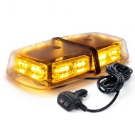 Delivery Xprite Gen 3 Amber Yellow 36 LED 18 Watts High Intensity Law Enforcement Emergency Hazard Warning LED Mini Bar Strobe Light with Magnetic Base