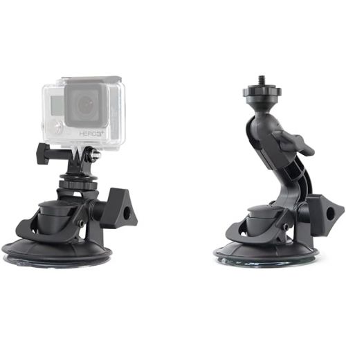  Delkin Devices Fat Gecko Stealth Suction Camera Mount with GoPro Adapter (DDMNT-SLTH-GP) & Delkin Devices Fat Gecko Mini Suction Camera Mount (DDMOUNT-Mini)