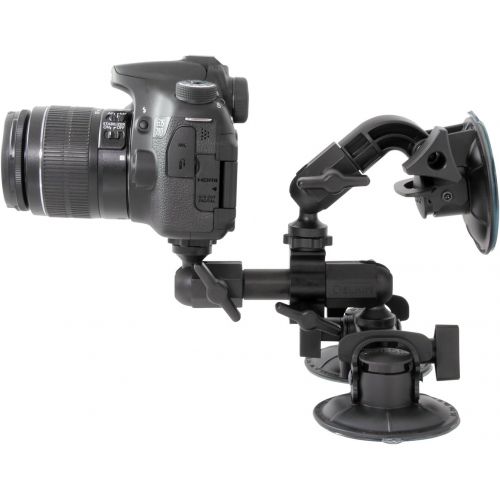  Delkin Devices Fat Gecko Triple Suction Camera Mount (DDMNT-TRIPLE) , Black