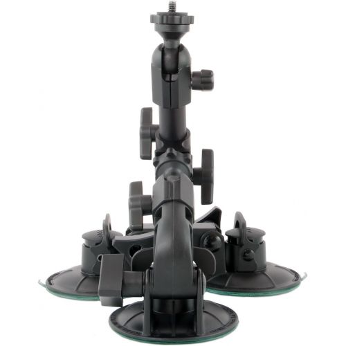  Delkin Devices Fat Gecko Triple Suction Camera Mount (DDMNT-TRIPLE) , Black