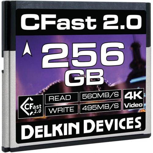  Delkin 512GB Cinema CFast 2.0 Memory Card (DDCFST560512)