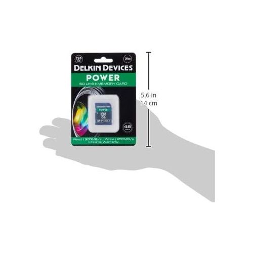  Delkin DDSDG2000128 Devices 128GB Power SDXC UHS-II (U3V90) Memory Card