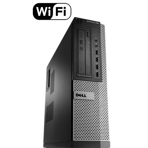 델 Dell Optiplex 990 SFF Flagship Premium Business Desktop Computer (Intel Quad-Core i5-2400 up to 3.4GHz, 16GB RAM, 2TB HDD, DVD, WiFi, VGA, DisplayPort, Windows 10 Professional) (Re