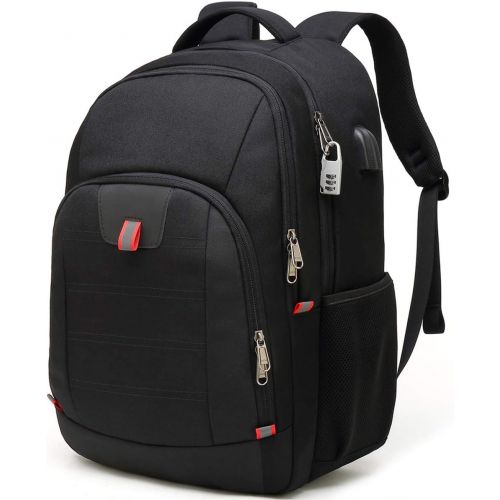  [아마존베스트]Della Gao Travel Laptop Backpack,Extra Large Anti Theft College School Backpack for Men and Women with USB Charging Port,Water Resistant Big Business Computer Backpack Bag Fit 17 Inch Laptop