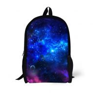 Dellukee Galaxy Backpack Personalized Large School Book Bag For Teenagers
