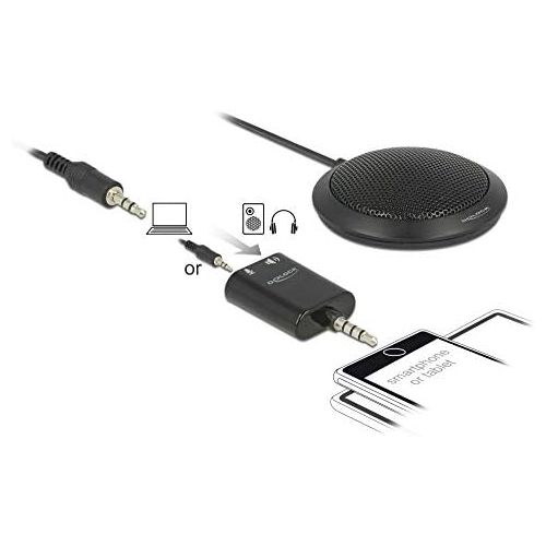  [아마존베스트]Delock Table Microphone Omnidirectional Conference/Meeting with 3.5mm