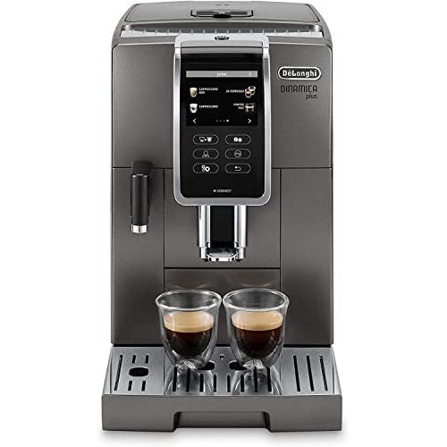 드롱기 De’Longhi DeLonghi Dinamica Plus ECAM 370.95.T fully automatic coffee machine 3.5 touchscreen integrated milk system coffee pot function 3 user profiles App control