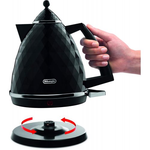 드롱기 De’Longhi DeLonghi KBJ 2001.BK Wasserkocher, schwarz