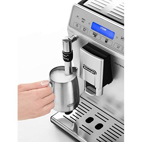 드롱기 Besuchen Sie den De’Longhi-Store DeLonghi Autentica Plus ETAM 29.620.SB Kaffeevollautomat (1450 W, 1,4 l, Dampfduese) silber/schwarz
