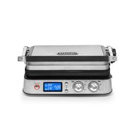 DELONGHI DeLonghi MultiGrill CGH1030D, Elektro-Grill mit 7 Kochfunktionen, elektrischer Kontaktgrill, Tischgrill, mit Waffeleisen & Gratin-Funktion, 3 Grillplatten-Sets, 2000 W, 45,8 x 34,3