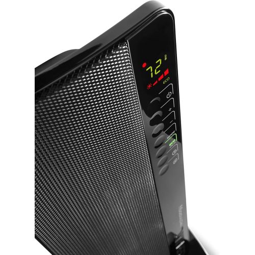 드롱기 [아마존 핫딜] [아마존핫딜]DeLonghi Ceramic Tower Heater, Quiet 1500W, Digital Adjustable Thermostat, 3 Heat Settings, Timer, Remote Control, ECO Energy Saving Mode, Safety Features, 27, Black, TCH8093ERSB