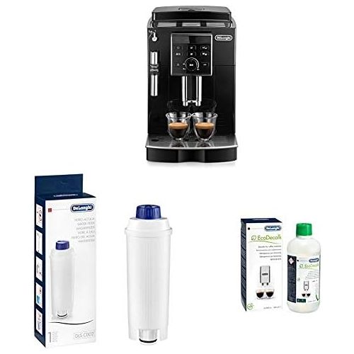 드롱기 De’Longhi DeLonghi ECAM 25.120.B Kaffeevollautomat | Direktwahltasten und Drehregler | Profi-Aufschaumduese | 2-Tassen-Funktion | Kegelmahlwerk 13 Stufen | Herausnehmbare Bruehgruppe | schwarz