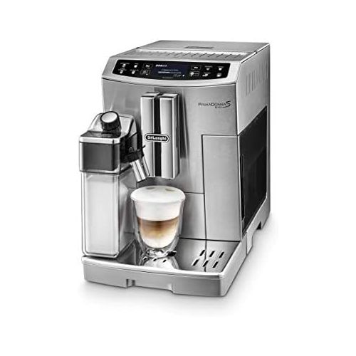 드롱기 De’Longhi ECAM510.55M PRIMADONNA S EVO ECAM 510.55.M Kaffeevollautomat, Edelstahl, 2 liters, silber