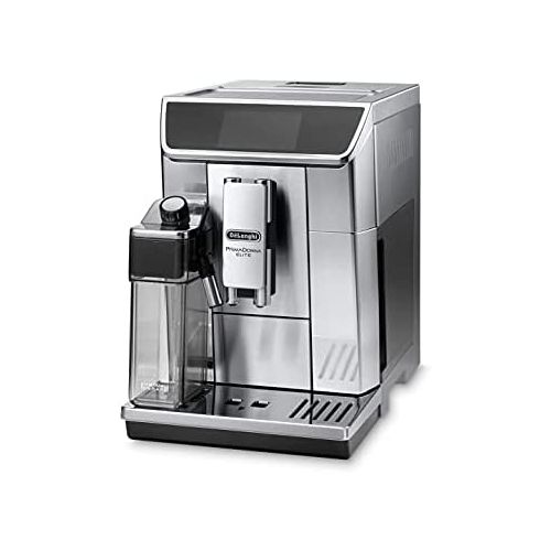 드롱기 De’Longhi DeLonghi ECAM650.75MS Prima Donna Elite Kaffeevollautomat, Edelstahl, TFT Touch-Screen-Farbdisplay,15 bar Pumpendruck, silber, 470 x 260 x 360 mm