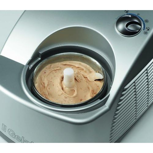 드롱기 De’Longhi DeLonghi ICK 6000 Eiscremeautomat, Kompressor, 700 Gramm, silber