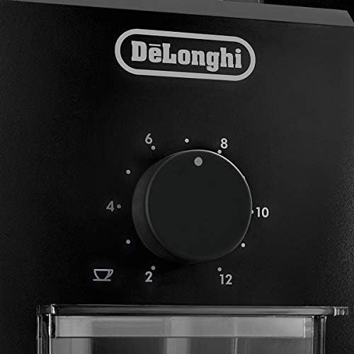드롱기 De’Longhi DeLonghi KG 79 Professionelle Kaffeemuehle (Kunststoffgehause, bis zu 12 Tassen) schwarz