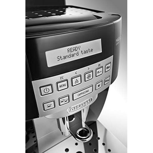 드롱기 De’Longhi DeLonghi ECAM 22.360.B Kaffee-Vollautomat (1.8 Liter, 15 bar, 1450 Watt, Milchbehalter) schwarz