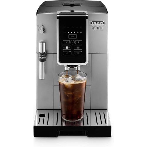 드롱기 DeLonghi Stainless Steel Dinamica Coffee & Espresso Machine with Frother