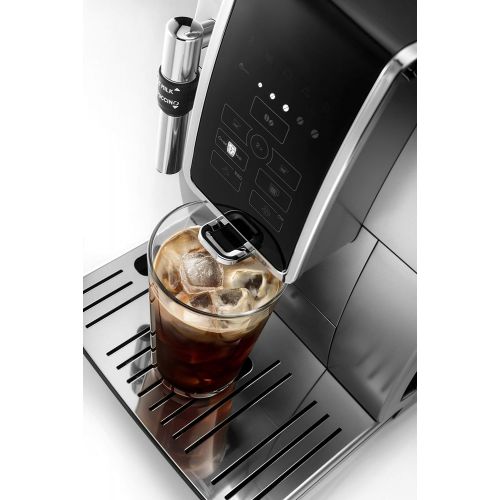 드롱기 DeLonghi Stainless Steel Dinamica Coffee & Espresso Machine with Frother