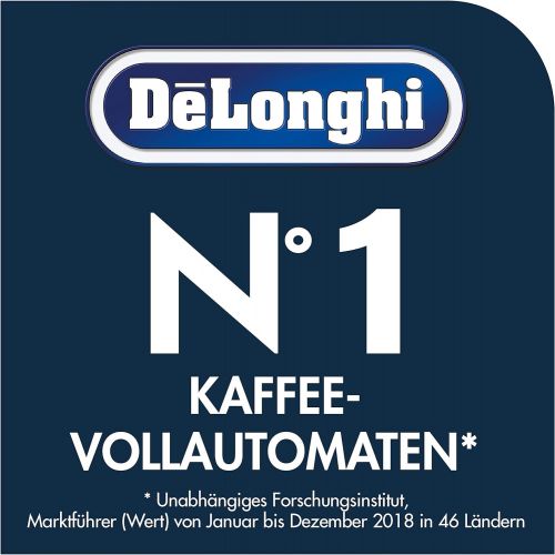 드롱기 De’Longhi DeLonghi Magnifica ECAM 22.110.SB  Kaffeevollautomat mit Milchaufschaumduese, Digitaldisplay mit Klartext, 2-Tassen-Funktion, grossr 1,8 l Wassertank, 35,4 x 23,8 x 43 cm, silber