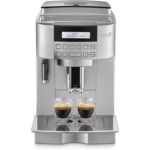 드롱기 De’Longhi DeLonghi ECAM 22.360.S Kaffee-Vollautomat (1.8 Liter, 15 bar, 1450 Watt, Milchbehalter) silber