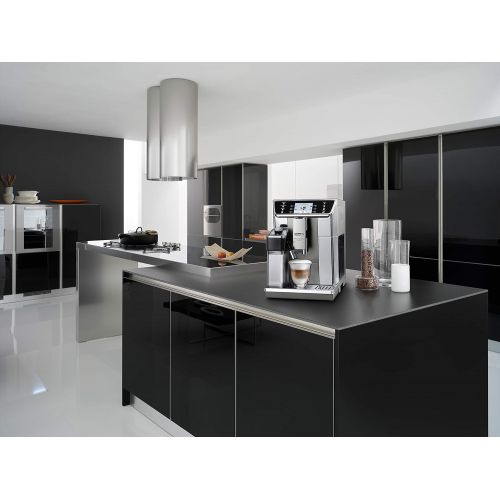 드롱기 De’Longhi DeLonghi PrimaDonna Elite ECAM 656.55.MS  Kaffeevollautomat mit integriertem Milchsystem, 3,5 TFT Touchscreen & App-Steuerung, automatische Reinigung, 37,5 x 26 x 48 cm, Edelstahl