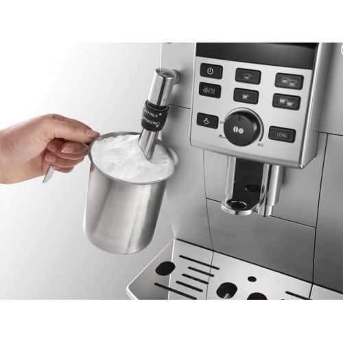 드롱기 De’Longhi ECAM 23.120SB freistehend halbautomatisch Maschine Espresso 1.8L 2Tassen schwarz, silber