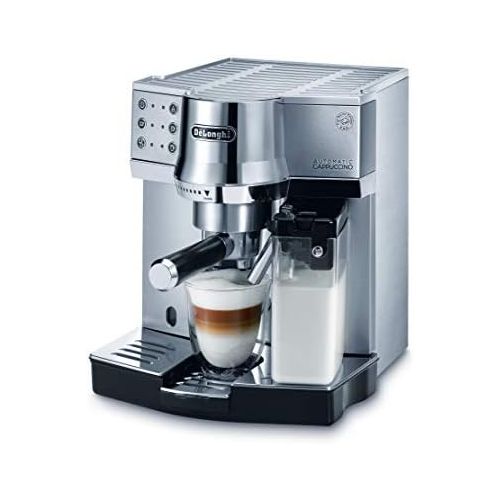 드롱기 De’Longhi DeLonghi EC 850.M Espressomaschine / Siebtrager / IFD Milchschaumsystem / 15 Bar / Metall, silber