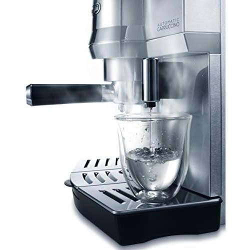 드롱기 De’Longhi DeLonghi EC 850.M Espressomaschine / Siebtrager / IFD Milchschaumsystem / 15 Bar / Metall, silber