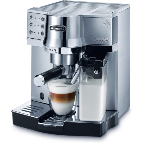 드롱기 De’Longhi DeLonghi EC 850.M Espressomaschine / Siebtrager / IFD Milchschaumsystem / 15 Bar / Metall, silber