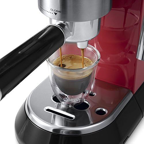 드롱기 De’Longhi DeLonghi EC 680.R Dedica Espressomaschine (1350 Watt, 15 bar) rot