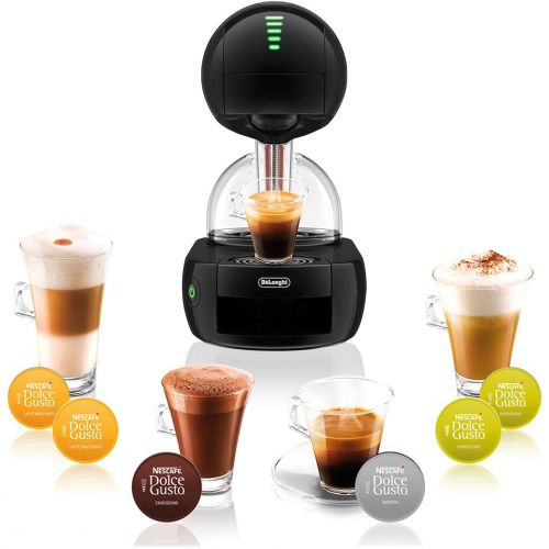 드롱기 De’Longhi DeLonghi EDG 635.B | NESCAFEE Dolce Gusto Stelia | Kapsel Kaffeemaschine | Fuer heisse und kalte Getranke | 15 bar Pumpendruck fuer samtige Crema | Automatische Wasserdosierung | Mit F