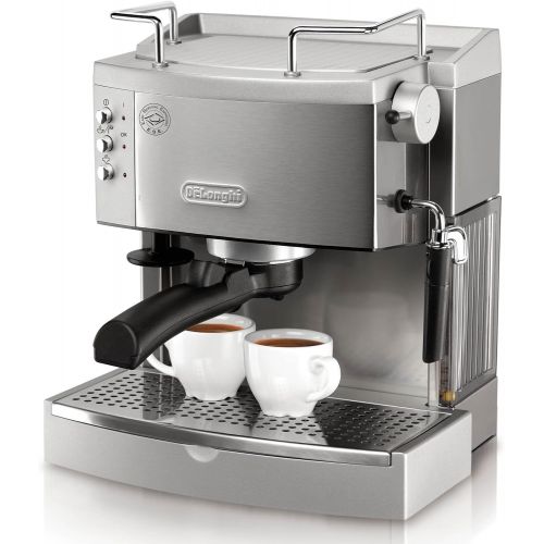 드롱기 DeLonghi EC702 15-Bar-Pump Espresso Maker, Stainless, Metal