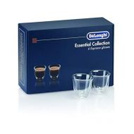 DeLonghi America Essential Collection Double Walled Thermo Espresso Glasses (Set of 6), Clear