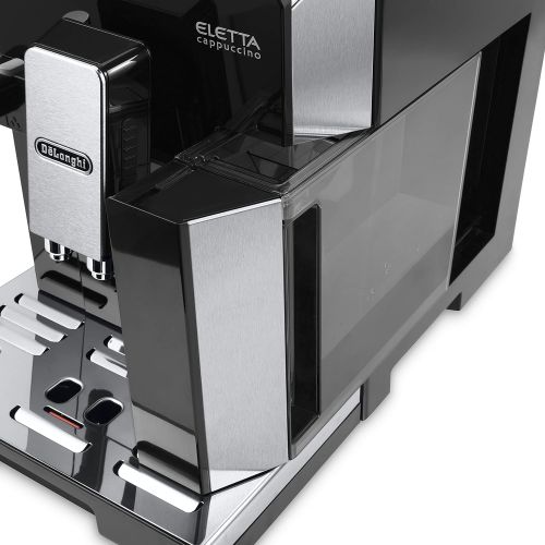 드롱기 DeLonghi Eletta Digital Super Automatic Espresso Machine with Latte Crema System, Black
