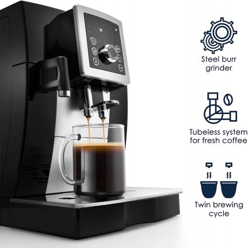 드롱기 DeLonghi Magnifica Smart Espresso & Cappuccino Maker, Black