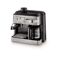 DeLonghi BCO330T Coffee, Espresso, Cappuccino Machine, 24 x 14 x 14, Black/Stainless Steel