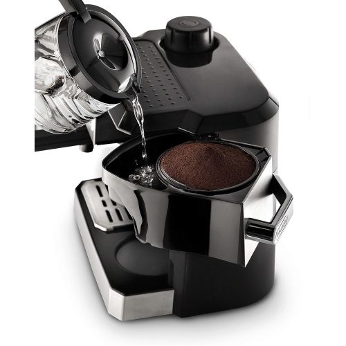 드롱기 DeLonghi BCO330T Coffee, Espresso, Cappuccino Machine, 24 x 14 x 14, Black/Stainless Steel