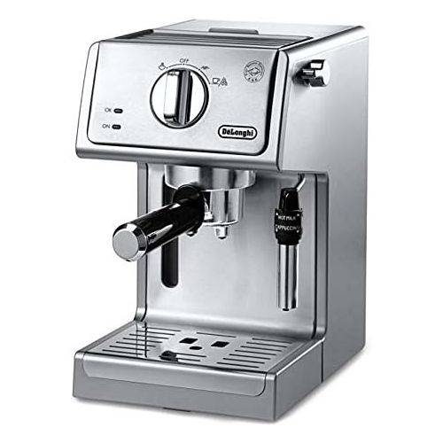 드롱기 DeLonghi Bar Pump Espresso and Cappuccino Machine, 15, Stainless Steel