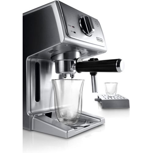 드롱기 DeLonghi Bar Pump Espresso and Cappuccino Machine, 15, Stainless Steel