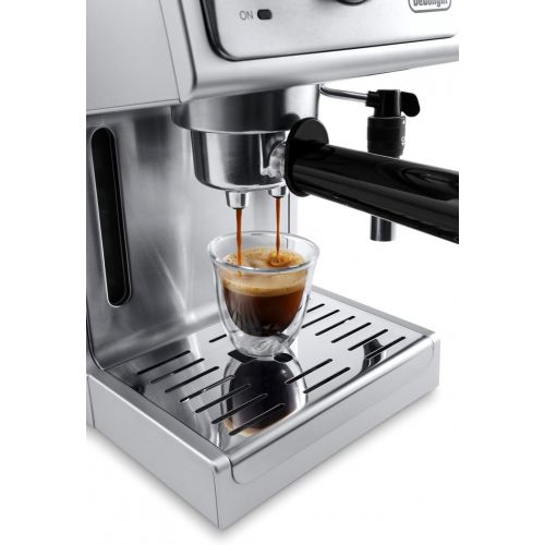 드롱기 DeLonghi Bar Pump Espresso and Cappuccino Machine, 15, Stainless Steel